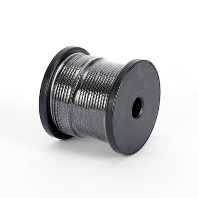304 Stainless Steel Wire Rope Black  PVC Coated