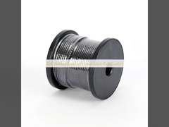 304 স্টেইনলেস স্টীল তারের দড়ি কালো পিভিসি লেপযুক্ত