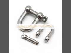 জাপানি স্টাইল স্টেইনলেস স্টীল ডি চেইন নির্মাণ শিল্প সামুদ্রিক চেইন